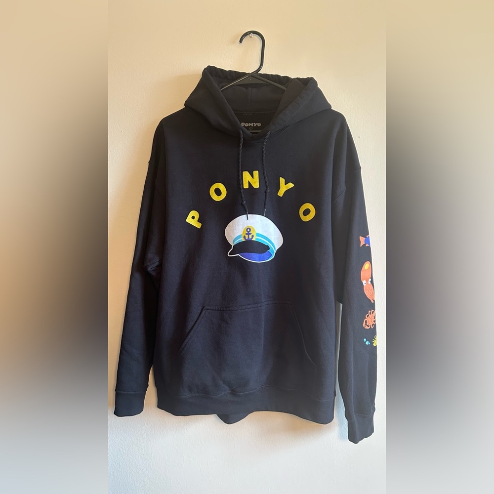 Studio Ghibli Her Universe Ponyo Boat Hoodie Hot Topic Black Large